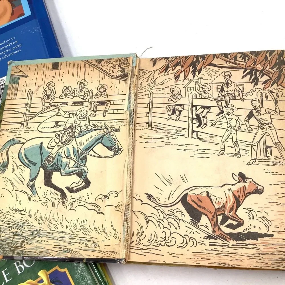 4 Books Disney Bedtime Favorites Treasury of Tales Spin Marty Bambi Jungle Book